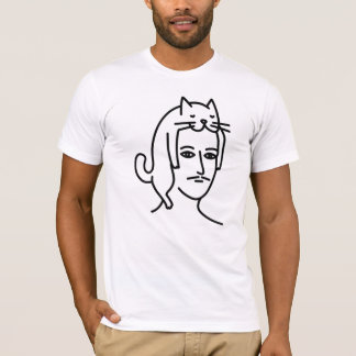 T-shirt Man in Cat Hat