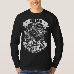 T-shirt Man Myth Legend Juin 1947 75e anniversaire 75 ans 