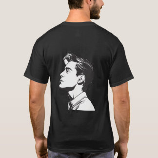 T-shirt Man - Profile Drawing of a Man