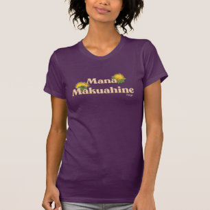 T-shirt Mana Makuahine (Latte-Royal Prpl)