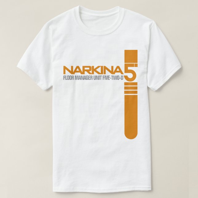 T-shirt MANAGER 5 ÉTAGES NARKINA (Design devant)