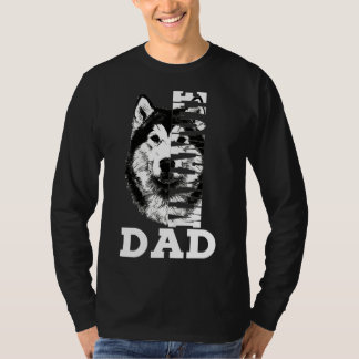 T-shirt Manamute Papa Husky Dog