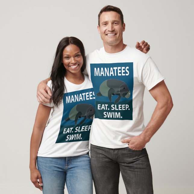T-shirt Manate Animal aquatique (Unisexe)