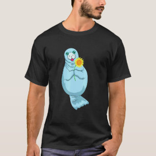 T-shirt Manate Avec Tournesol