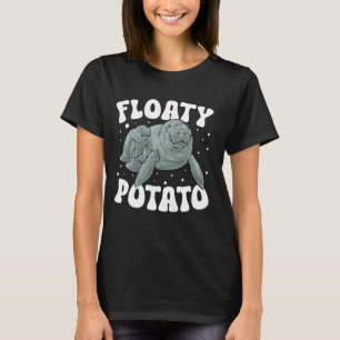 T-shirt Manatee Flotte Pomme de terre Mer Animal Manatee