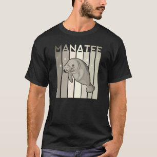 T-shirt Manatee Retro Vintage Flottes Pommes de terre Océa