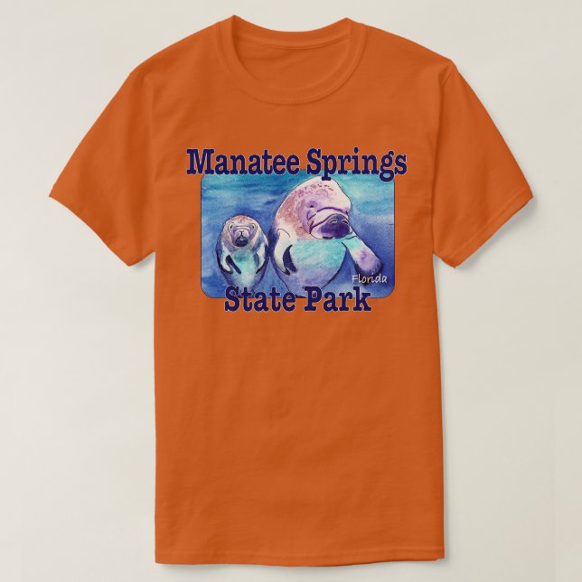 T-shirt Manatee Springs State Park Floride (Design devant)