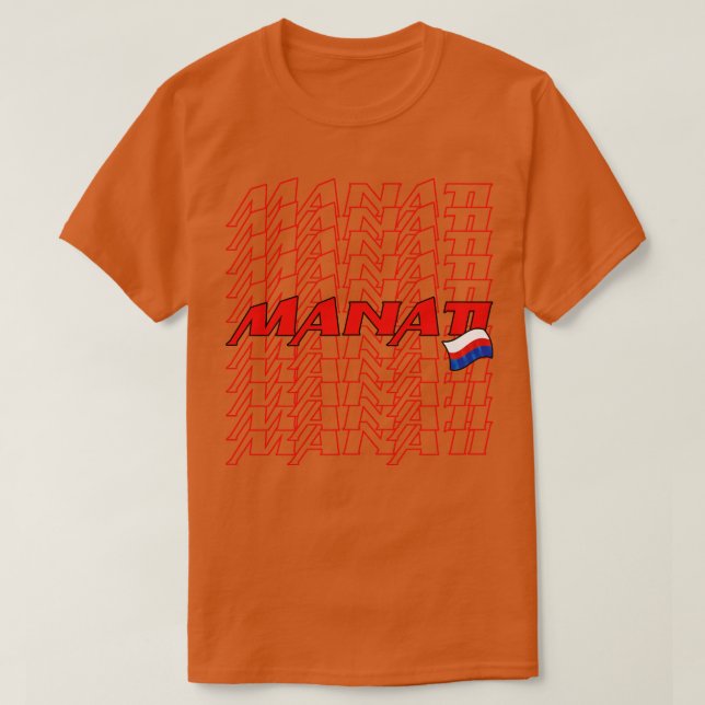 T-shirt Manati Cascade texte 1 (Design devant)