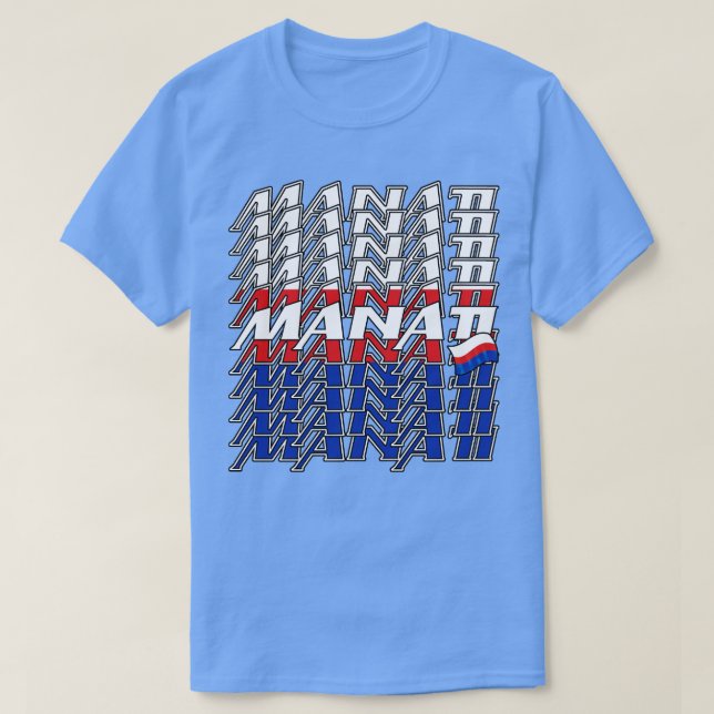 T-shirt Manati Cascade texte 3 (Design devant)