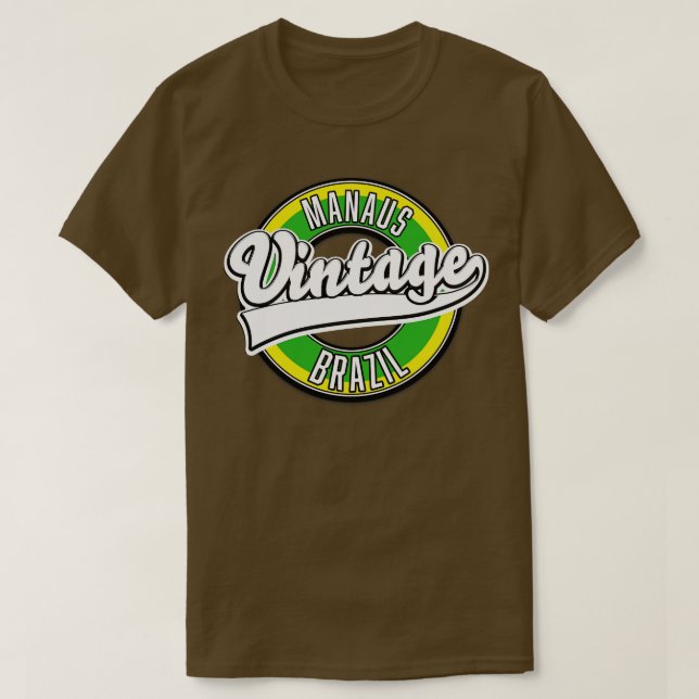 T-shirt Manaus Brésil vintage (Design devant)