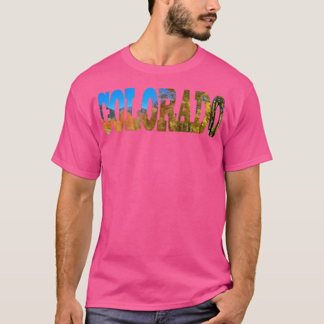 T-shirt Manche De Baseball Du Colorado (Devant)