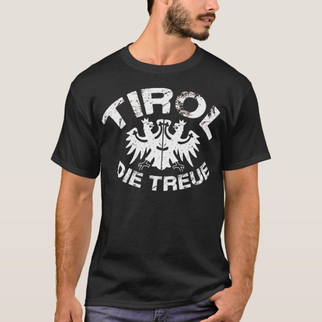 T-shirt Manche de baseball Loyauté Tyrol (Devant)