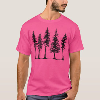 T-shirt Manche De Baseball Pines