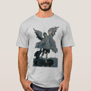 T-shirt Manche d'ordinateur portable Saint Michael Archang