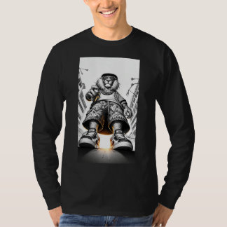 T-shirt Manche Lion Colossal Long