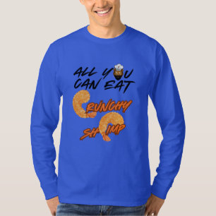 T-shirt Manche longue croustillante de crevettes
