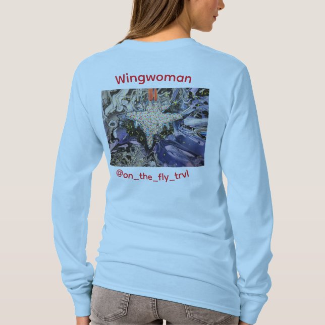 T-shirt Manche longue d'ailier charitable - Femme (Dos)