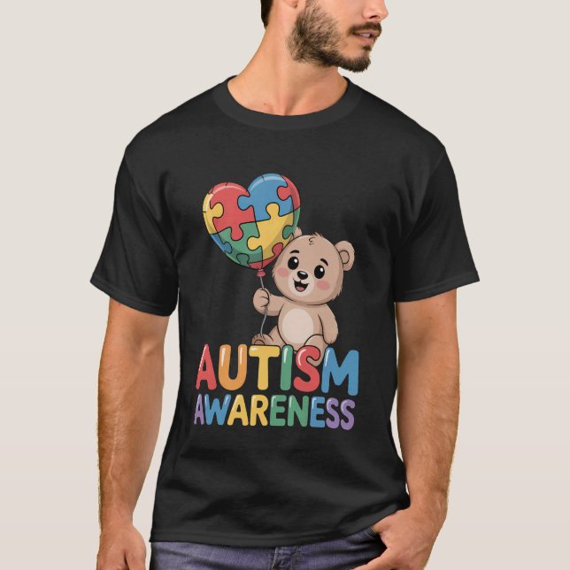 T-shirt Manche longue pour la sensibilisation à l'autisme  (Devant)