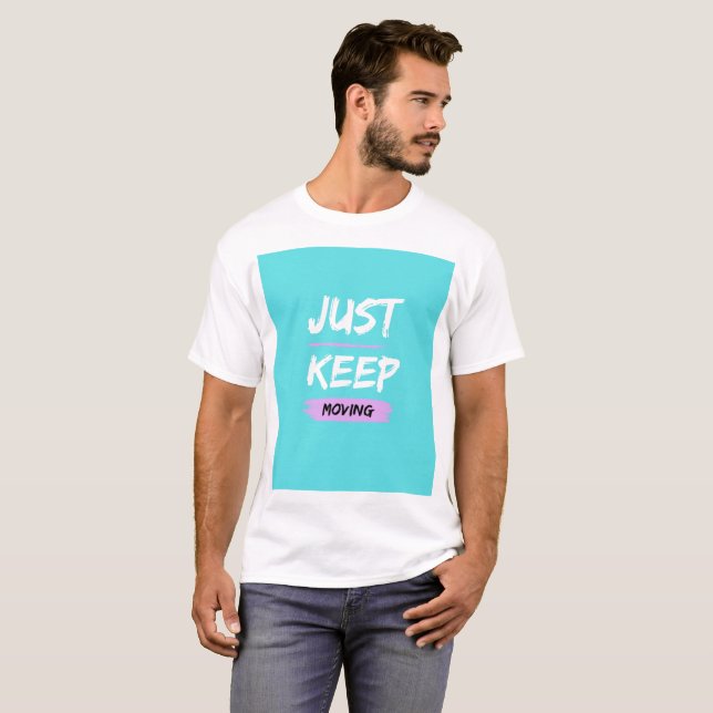 T-shirt manches courtes avec motif d'écriture (Devant entier)
