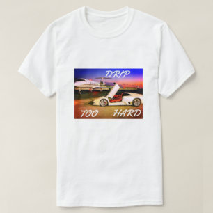 T-SHIRT MANCHES COURTES GOUTTE TROP FORT