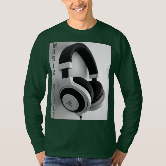 T-shirt manches courtes homme casque (Devant)