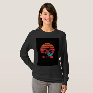 T-shirt manches longues modèle d'été