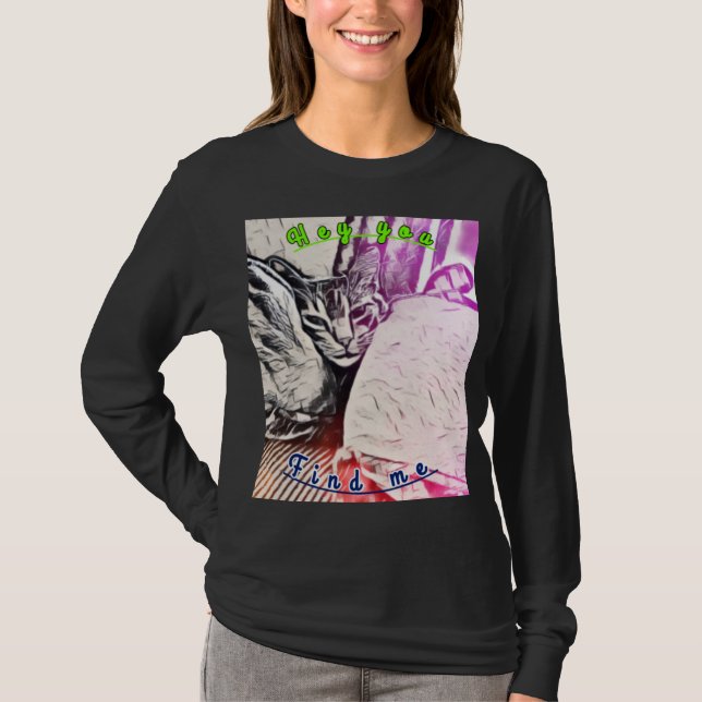 T-shirt manches longues pour femmes (Devant)