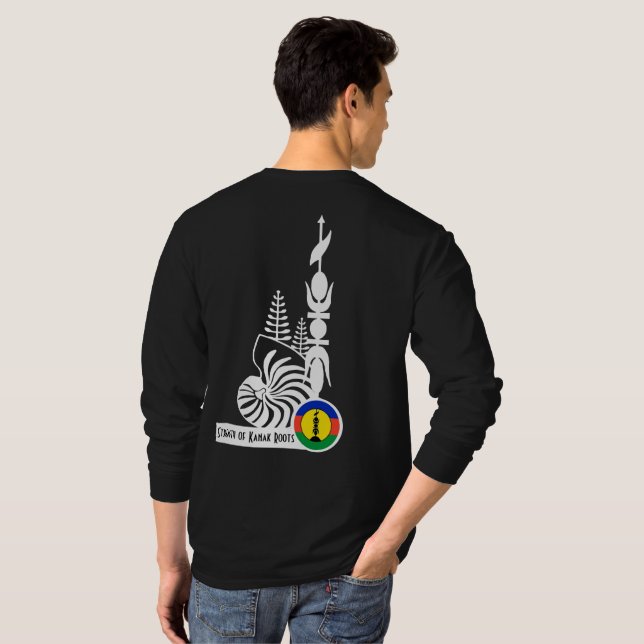 T-shirt manches longues Strength of Kanak Roots (Dos entier)