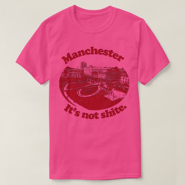 T-shirt Manchester n'est pas chiite (Design devant)