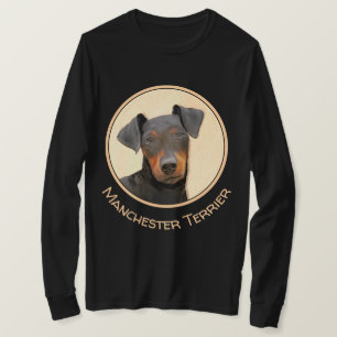 T-shirt Manchester Terrier Painting - Original Dog Art