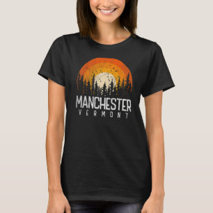 T-shirt Manchester Vermont V Vintage les années 70 80s 90s