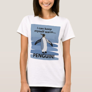 T-shirt Manchot Animal Aquatique Oiseau Drôle 