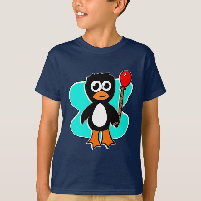 T-shirt Manchot ballon (Devant)