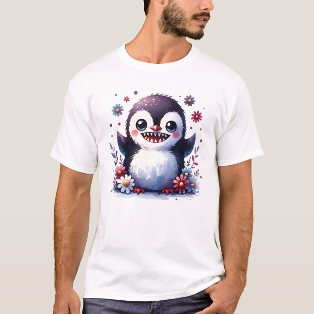 T-shirt Manchot bébé (Devant)
