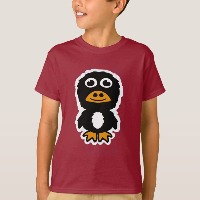 T-shirt Manchot de dessin animé (Devant)