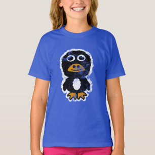 T-shirt Manchot de dessin animé en détresse 1