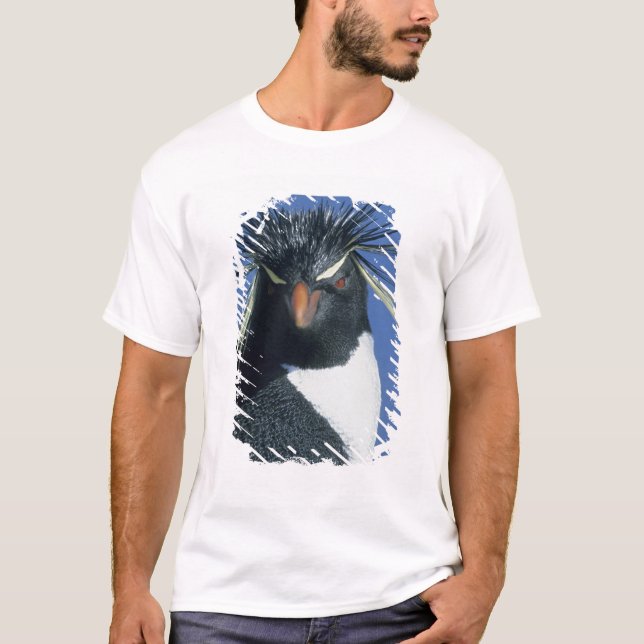 T-shirt Manchot de Hoppe (Eudyptes chrysocome) (Devant)