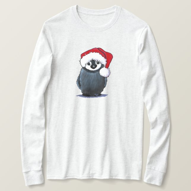 T-shirt Manchot de Noël (Design devant)