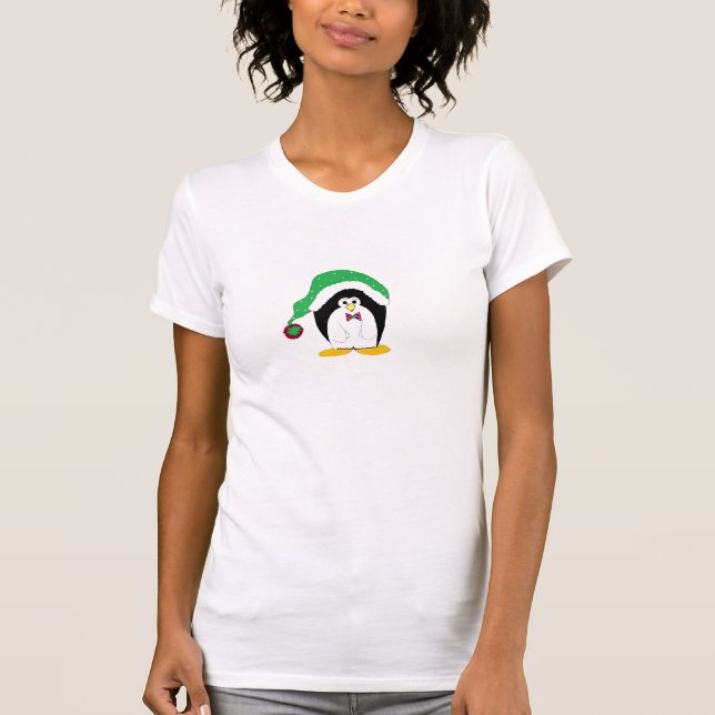 T-shirt Manchot de vacances fantaisiste (Devant)