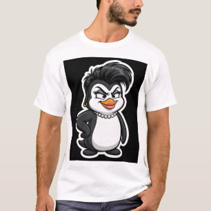T-shirt Manchot diva sassy oiseau drôle