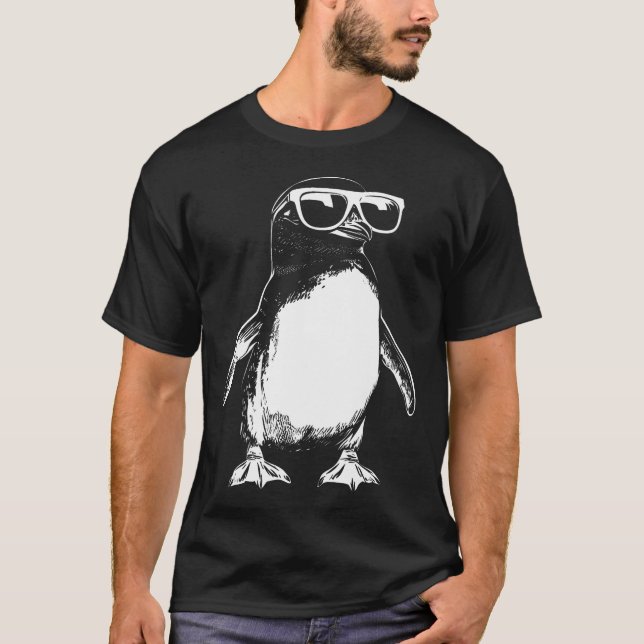 T-shirt Manchot Drôle (Devant)