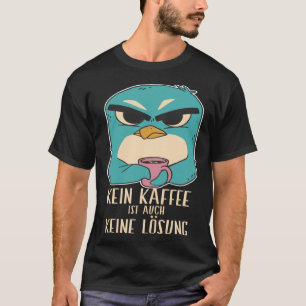 T-shirt Manchot énervé café espresso hommes femmes