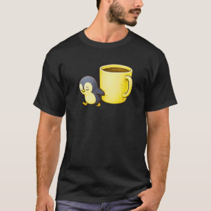 T-shirt Manchot Épuisé • Tasse de Café Géante