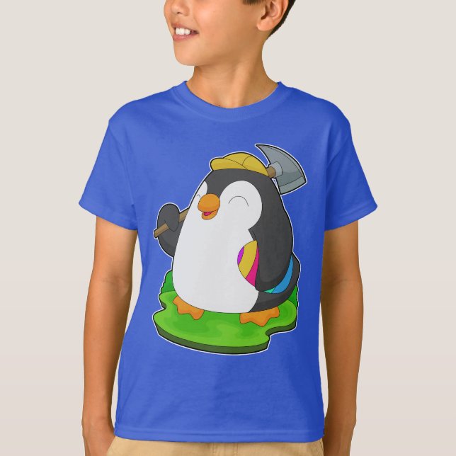 T-shirt Manchot mineur de Pâques (Devant)