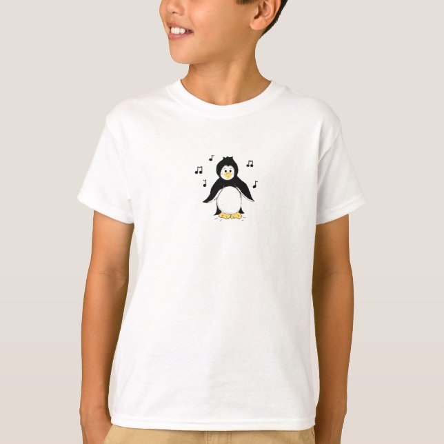 T-shirt Manchot musical (Devant)