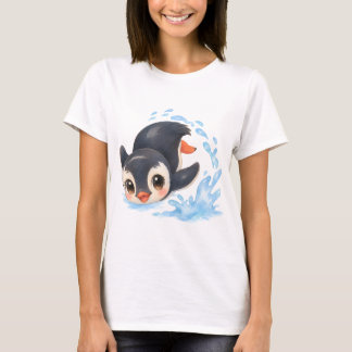 T-shirt Manchot Plitsch Platsch