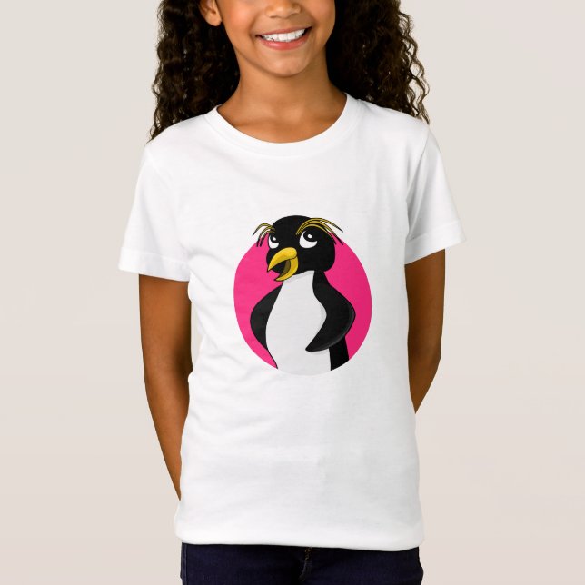 T-Shirt Manchot sauteur dessin animé (Devant)