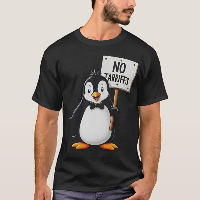 T-shirt Manchots drôles PAS DE TARIFS Impôts (Devant)