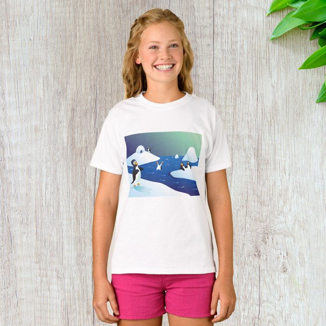 T-shirt Manchots Et Glace (Créateur téléchargé)