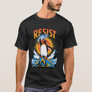 T-shirt Manchots protestent contre les droits de douane dr
